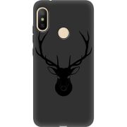 Черный чехол Uprint Xiaomi Mi A2 Lite Deer