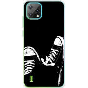 Чохол BoxFace Blackview Oscal C60 Black Sneakers