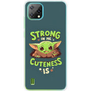 Чохол BoxFace Blackview Oscal C60 Strong in me Cuteness is