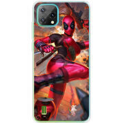 Чохол BoxFace Blackview Oscal C60 Woman Deadpool