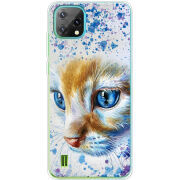 Чохол BoxFace Blackview Oscal C60 Голубоглазый Кот