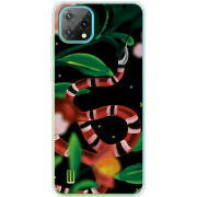 Чохол BoxFace Blackview Oscal C60 Red Snake