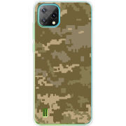 Чохол BoxFace Blackview Oscal C60 Камуфляж ЗСУ