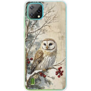 Чохол BoxFace Blackview Oscal C60 Christmas Owl