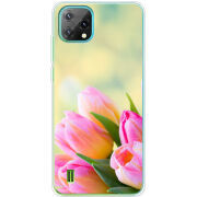 Чохол BoxFace Blackview Oscal C60 Bouquet of Tulips