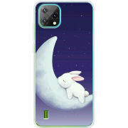 Чохол BoxFace Blackview Oscal C60 Moon Bunny