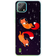 Чохол BoxFace Blackview Oscal C60 Fox-Astronauts