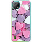 Чохол BoxFace Blackview Oscal C60 Сердечки