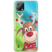 Прозорий чохол BoxFace Blackview Oscal C60 Winter Deer