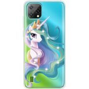 Чохол зі стразами Blackview Oscal C60 Unicorn Queen