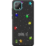 Чорний чохол BoxFace Blackview Oscal C60 Among Us Invisible