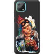 Чорний чохол BoxFace Blackview Oscal C60 Tanker Girl