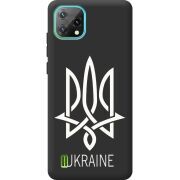 Чорний чохол BoxFace Blackview Oscal C60 Тризуб монограмма ukraine