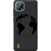 Чорний чохол BoxFace Blackview Oscal C60 Earth