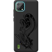 Чорний чохол BoxFace Blackview Oscal C60 Snake