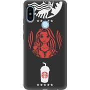 Черный чехол Uprint Xiaomi Redmi Note 5 / Note 5 Pro RedWhite Coffee