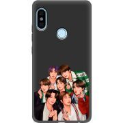 Черный чехол Uprint Xiaomi Redmi Note 5 / Note 5 Pro BTS