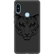 Черный чехол Uprint Xiaomi Redmi Note 5 / Note 5 Pro Tiger