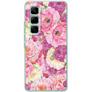 Чохол BoxFace Infinix Hot 60 Pro Pink Peonies