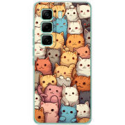 Чохол BoxFace Infinix Hot 60 Pro Котики муркотики