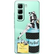 Прозорий чохол BoxFace Infinix Hot 60 Pro City Girl