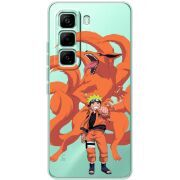 Прозорий чохол BoxFace Infinix Hot 60 Pro Naruto and Kurama