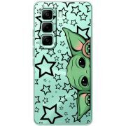 Прозорий чохол BoxFace Infinix Hot 60 Pro Baby Yoda