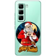 Прозорий чохол BoxFace Infinix Hot 60 Pro Cool Santa