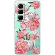 Прозорий чохол BoxFace Infinix Hot 60 Pro Peony Watercolor Style
