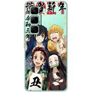 Прозорий чохол BoxFace Infinix Hot 60 Pro Незуко та друзі