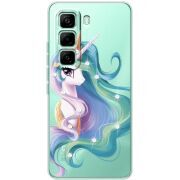 Чохол зі стразами Infinix Hot 60 Pro Unicorn Queen