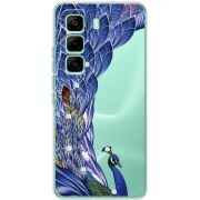 Чохол зі стразами Infinix Hot 60 Pro Peafowl