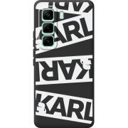 Чорний чохол BoxFace Infinix Hot 60 Pro White Karl