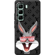 Чорний чохол BoxFace Infinix Hot 60 Pro looney bunny