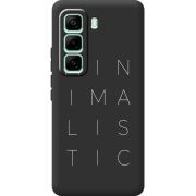Чорний чохол BoxFace Infinix Hot 60 Pro Minimalistic