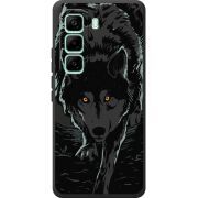 Чорний чохол BoxFace Infinix Hot 60 Pro Wolf