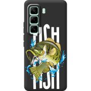 Чорний чохол BoxFace Infinix Hot 60 Pro Fish