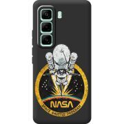 Чорний чохол BoxFace Infinix Hot 60 Pro NASA Spaceship