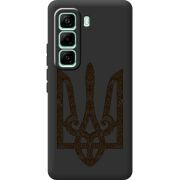 Чорний чохол BoxFace Infinix Hot 60 Pro Ukrainian Trident