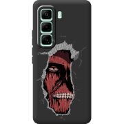 Чорний чохол BoxFace Infinix Hot 60 Pro Нападение на Титана