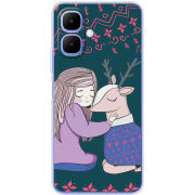 Чохол BoxFace Tecno Go 2 Girl and deer