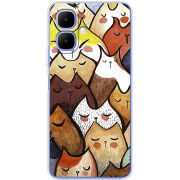 Чохол BoxFace Tecno Go 2 Sleepy Cats