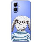 Прозорий чохол BoxFace Tecno Spark Go 2 MR. Rabbit