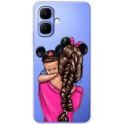 Прозорий чохол BoxFace Tecno Spark Go 2 Mouse Mommy