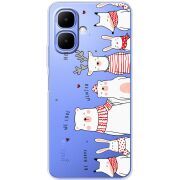 Прозорий чохол BoxFace Tecno Spark Go 2 The Friendly Beasts