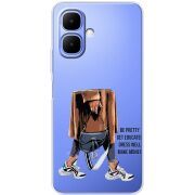 Прозорий чохол BoxFace Tecno Spark Go 2 Motivation