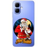 Прозорий чохол BoxFace Tecno Spark Go 2 Cool Santa