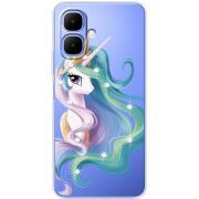 Чохол зі стразами Tecno Spark Go 2 Unicorn Queen
