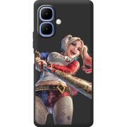Чорний чохол BoxFace Tecno Spark Go 2 Happy Harley Quinn
