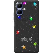 Чорний чохол BoxFace Tecno Spark Go 2 Among Us Invisible